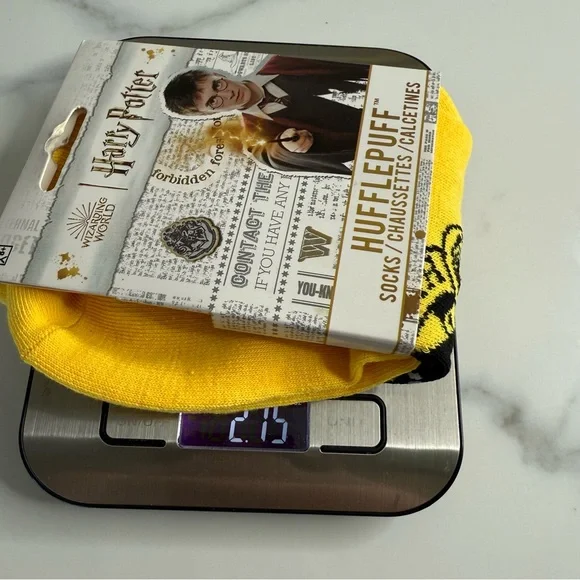 NWT Harry Potter Hufflepuff house socks yellow/gold - Picture 5 of 5